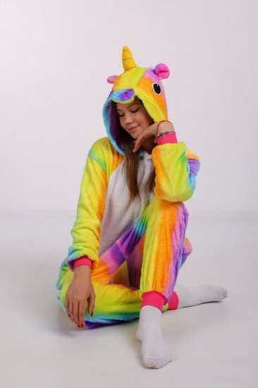 Піжама кігурумі райдужний єдиноріг S (висота 140-150см) Вінниця - фото 3