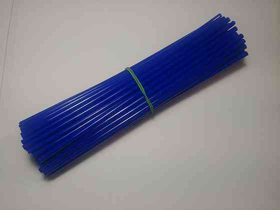 Накладки на спицы защитные (24 см.компл. 72 шт., синие) Мукачево