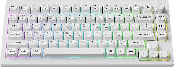 Клавіатура бездротова Keychron V1 Ultra Keychron Red Switch White RGB (V1U-F1-UA) ( 29008 ) Харьков