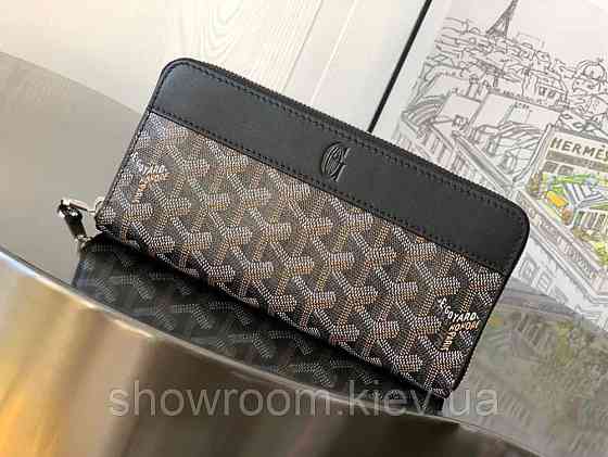 Гаманець на змійці Goyard (094) black Lux Київ