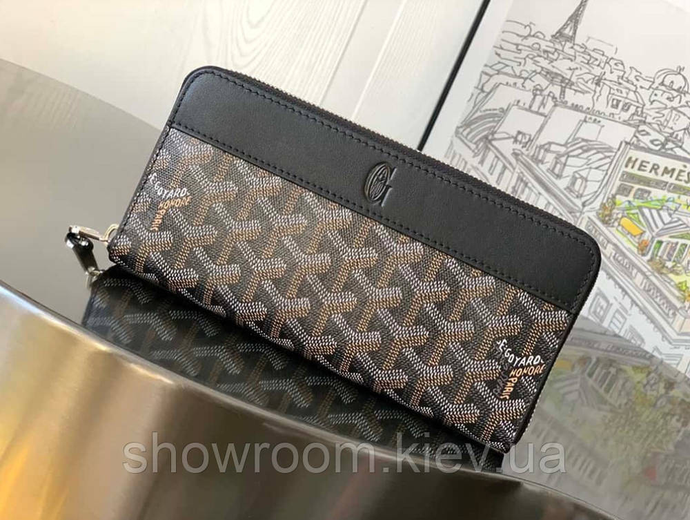 Гаманець на змійці Goyard (094) black Lux Київ - фото 1
