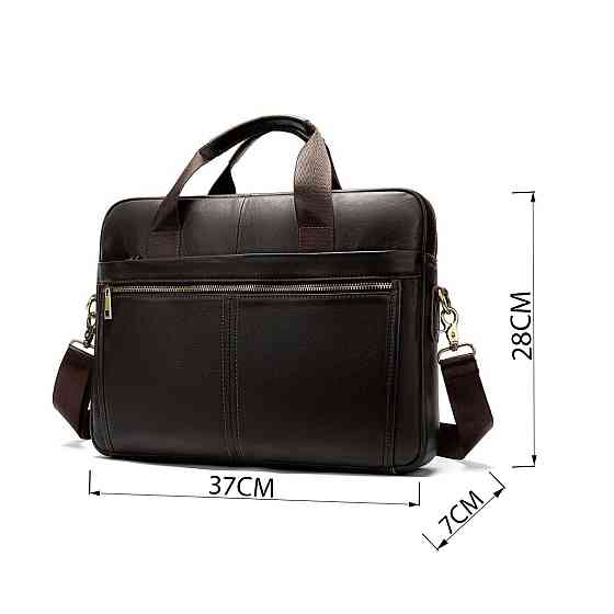 Сумка чоловіча під ноутбук Vintage 14670 Коричнева Київ