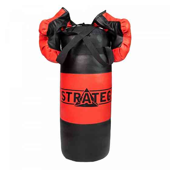Боксерський набір "Червоно-чорний" Strateg 2076ST Великий Вінниця