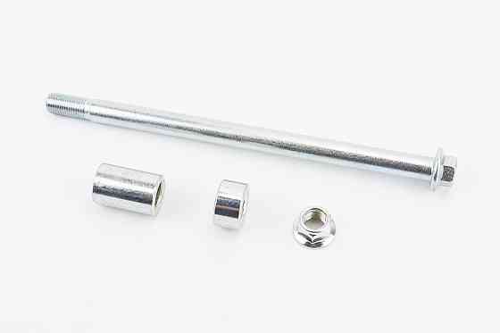 Вісь колеса заднього d15mm; L245mm + 2 втулки Бершадь
