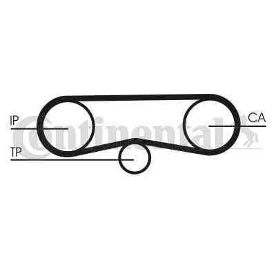 Ремень ГРМ CONTITECH CT1018 Винница