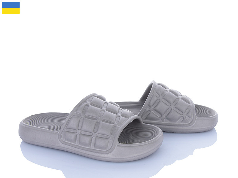 Шлепанцы женские серые новинка легкие удобные красивые ЭВА Одесса - изображение 4
