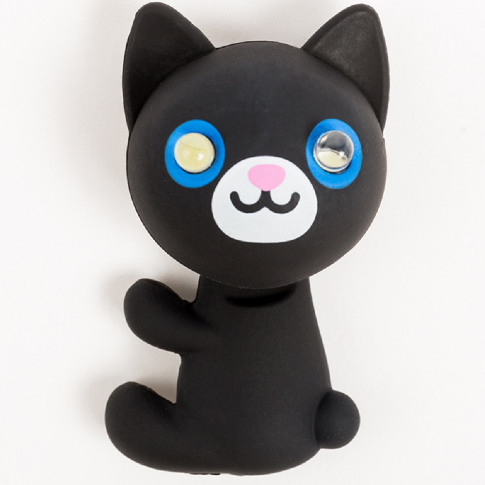 Мигалка для детского велосипеда Zoonimal Кот, LED, на подседел. Свечение: Красный Київ - фото 1