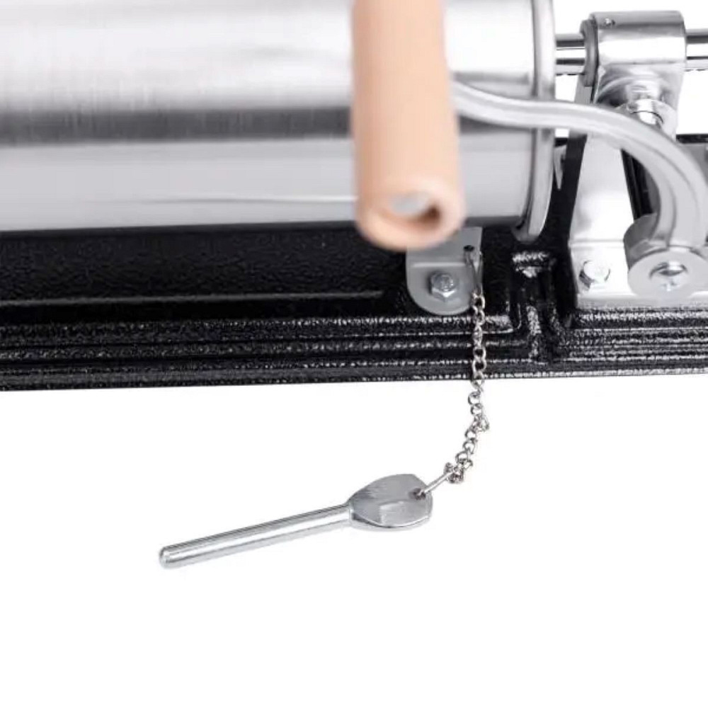 Шприц для ковбаси ручний 2 л горизонтальний ковбасний шприц для фаршу 4 насадки 16788-3 Коломыя - изображение 8