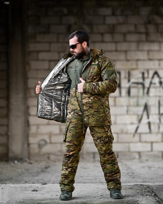 Зимний тактический костюм NORTHERN мультикам ВТ7932 Одесса - изображение 11