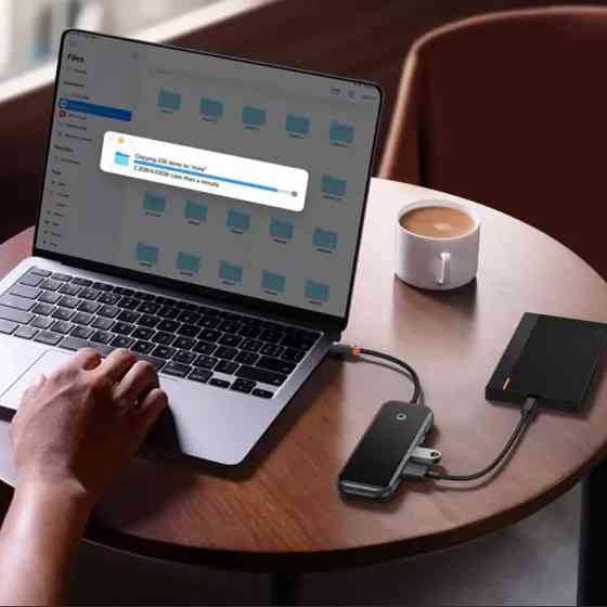USB-хаб Baseus AcmeJoy 5-Port Dark Gray Київ