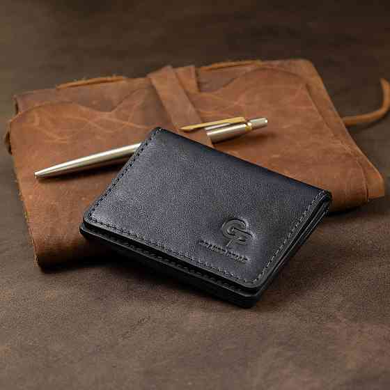 Кожаная обложка для прав GRANDE PELLE 11539 Синий Киев