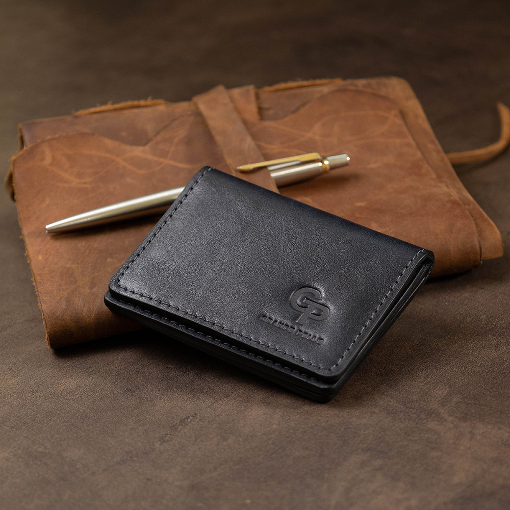 Шкіряна обкладинка для прав GRANDE PELLE 11539 Синій Київ - фото 1