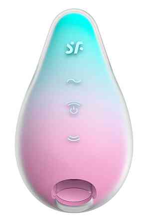 Вакуумный стимулятор с вибрацией Satisfyer Mermaid Vibes, мятно-розовый Sex Aura Киев