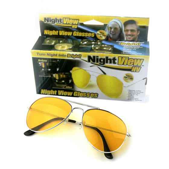 Антибликовые очки для вождения ночью Glasses Night View 4366 – комфорт и безопасность на дороге Киев