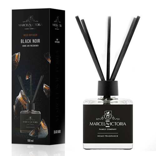 Рідкий ароматизатор Tasotti Reed Diffuser Black Noir 100 мл для дому та офісу Харків - фото 1