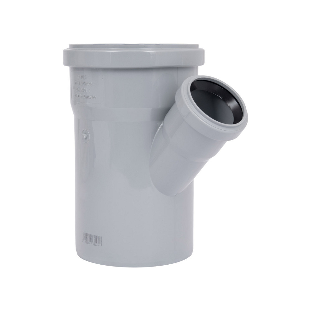 Трійник PPR каналізаційний TA Sewage 110х50х110, 45° Київ - фото 1