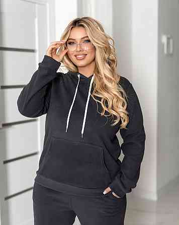 Спортивный флисовый костюм женский 