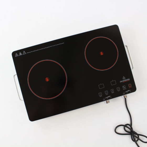 Інфрачервона плита 2000W,дві комфорки,CB-1332 SBR Київ