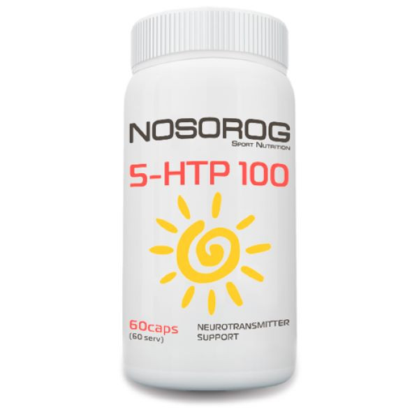 5-гідрокситриптофан Nosorog Nutrition 5 HTP 100 60 капс Луцьк - фото 1