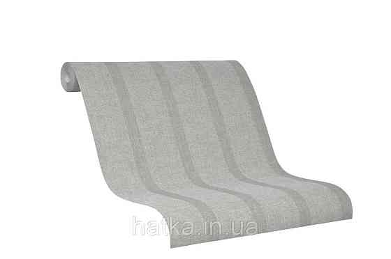 Обои виниловые на флизелине Marburg 31825 New modern полосы широкие узкие зеленые болотные Киев