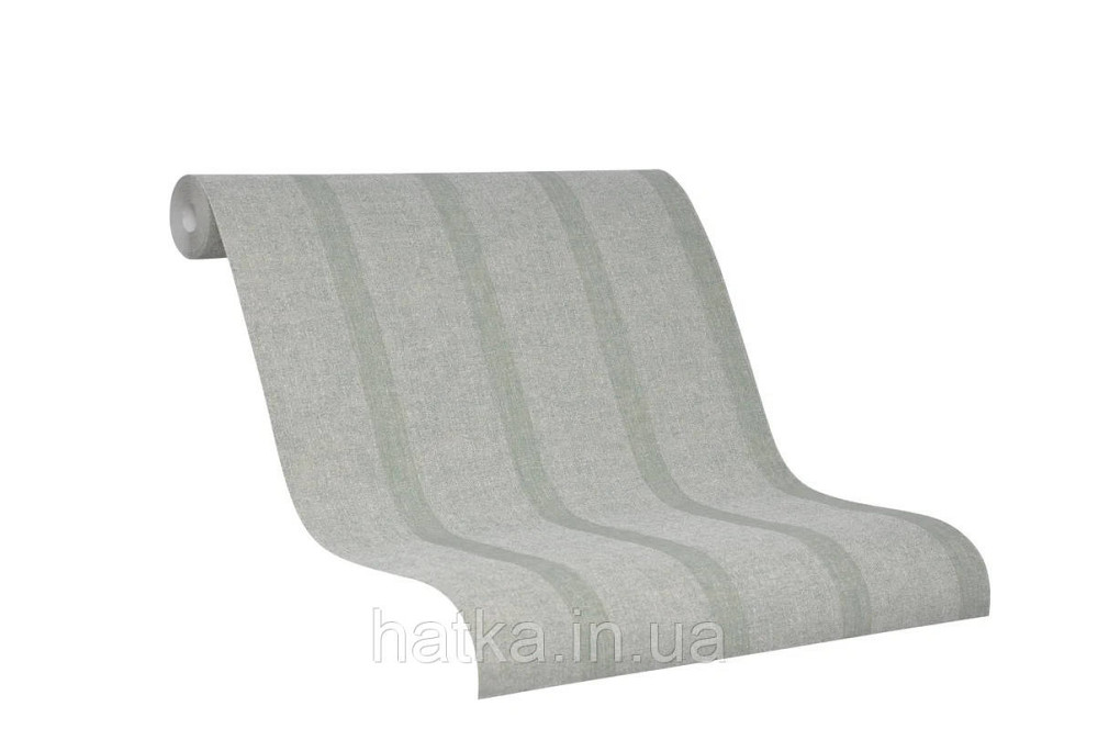 Обои виниловые на флизелине Marburg 31825 New modern полосы широкие узкие зеленые болотные Киев - изображение 2