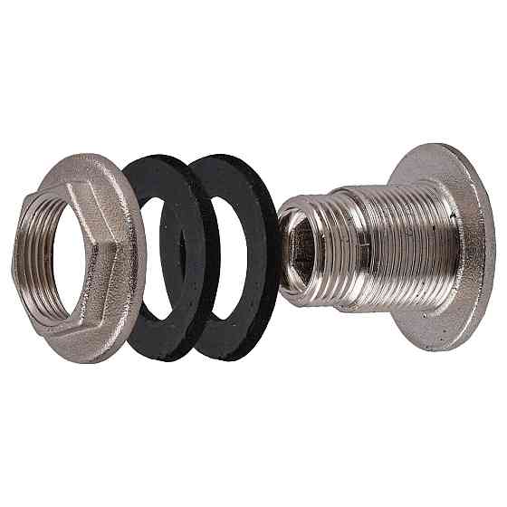 Врезка в бак 1/2″Н никелированным усиленным NO303R OPTIMUM Киев