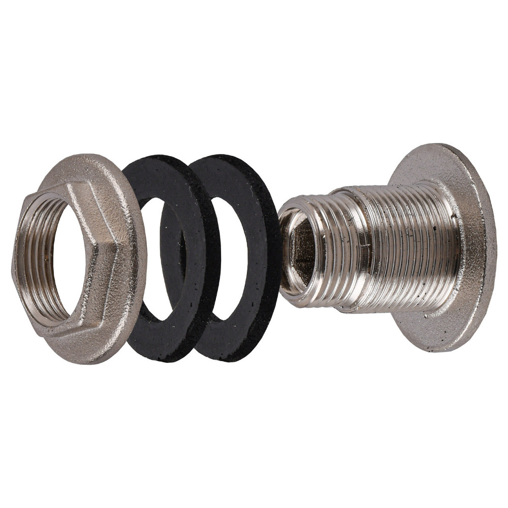 Врезка в бак 1/2″Н никелированным усиленным NO303R OPTIMUM Киев - изображение 3