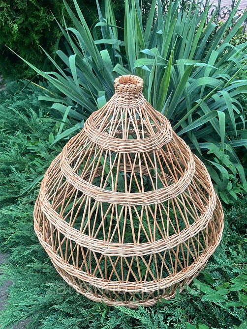 Люстра плетена кавова Київ - фото 6