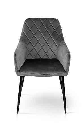 Стілець Томас XS-2836, чорний/велюр сірий Киев