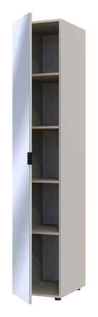 Шафа-пенал з дзеркалом Doros Гелар 39х49,5х203,4 см Кашемір (DRS-011257) Львів