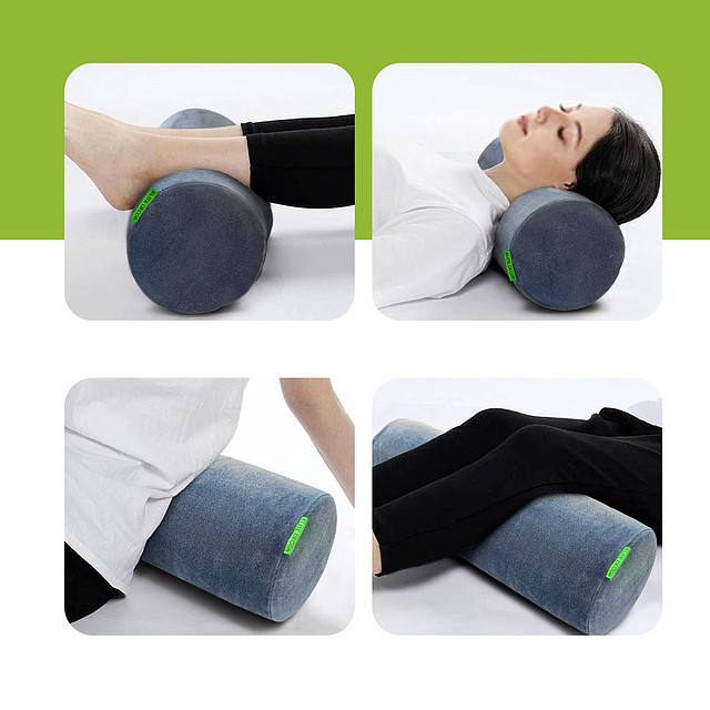 Подушка-валик Comfort Trip PMF 005 450x150 світло-сірий Дніпро - фото 3