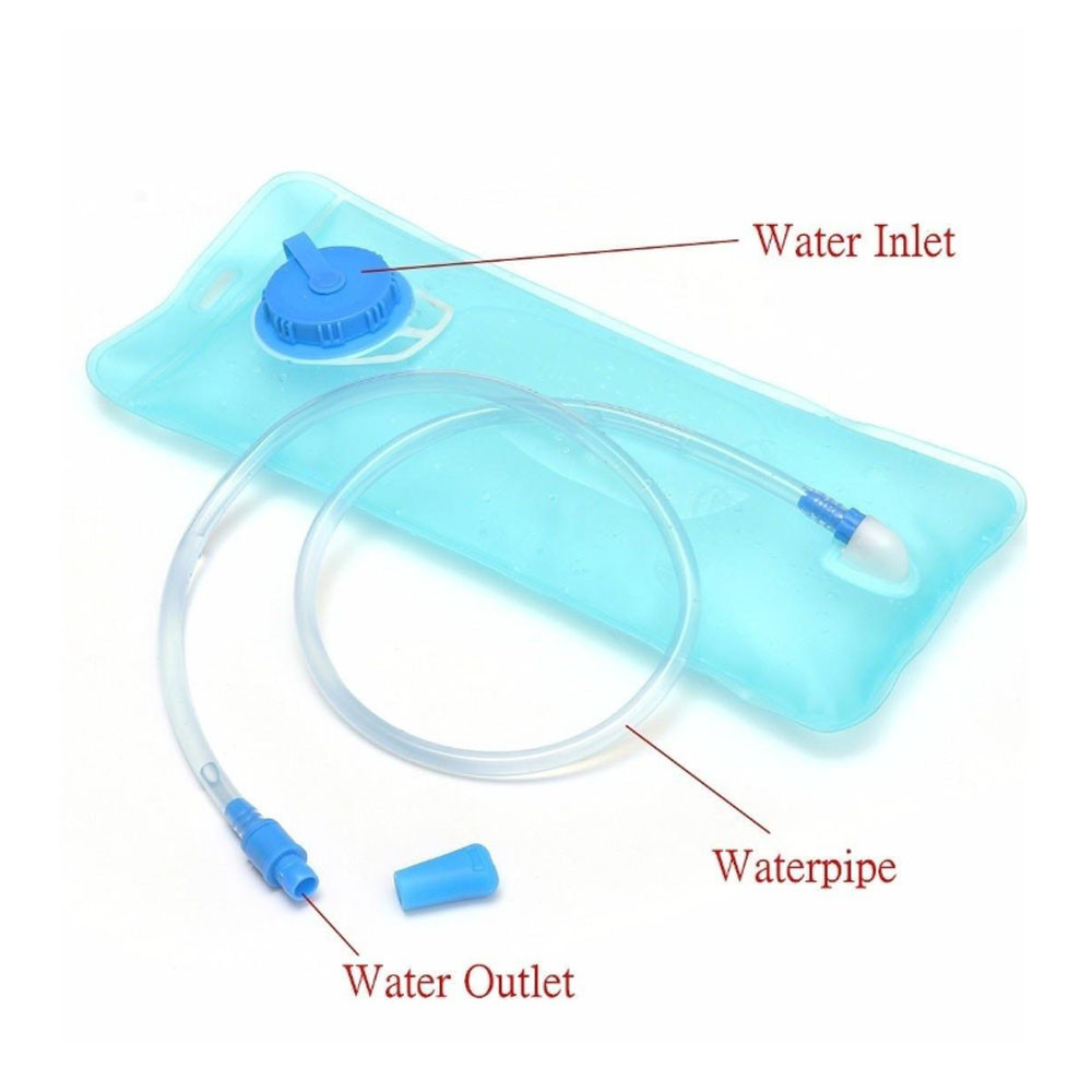 Гідрорюкзак дорожній із пакетом для води 2 л Feel Fit Чорний Бровари - фото 2