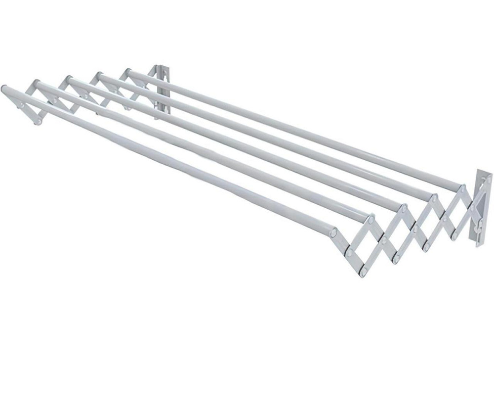 Сушилка для белья настенная 5 прутьев 75см белая Харьков - изображение 1