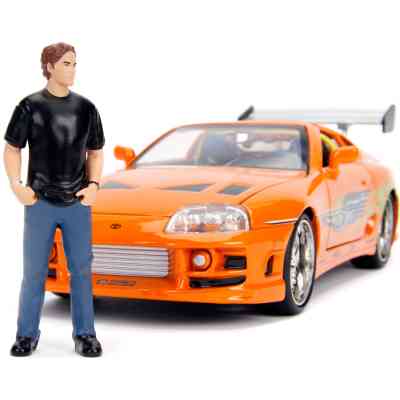Машина Jada металева Форсаж Toyota Supra (1995) + фігурка Браяна 1:24 (253205001) Вінниця