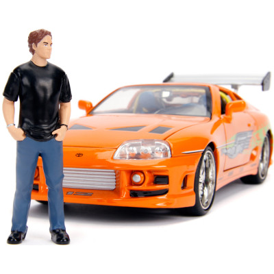 Машина Jada металева Форсаж Toyota Supra (1995) + фігурка Браяна 1:24 (253205001) Вінниця - фото 1