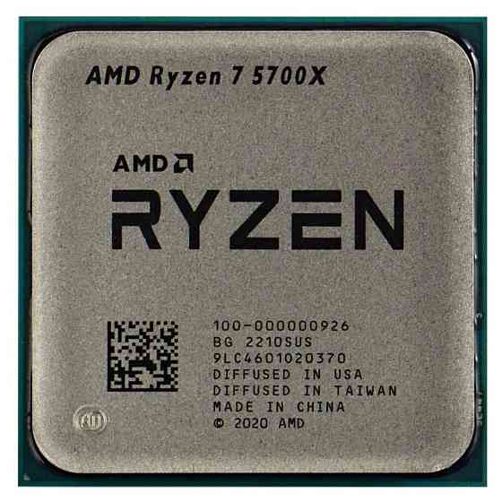 Процесор AMD Ryzen 7 5700X (3.4 GHz 32MB 65 W AM4) Tray (100-000000926) Для настільного ПК Харків