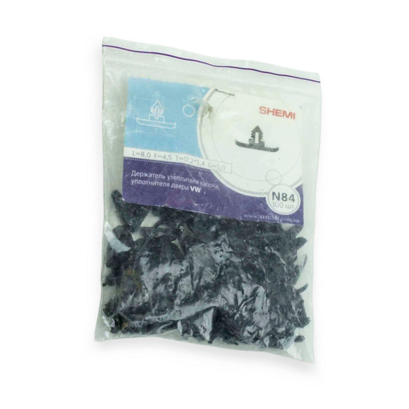 Клипса утеплителя капота,уплот. двери Фольцваген (отв4.5ш17,2*5*4, дл 8,0) (100шт) №84 Мукачево - изображение 1