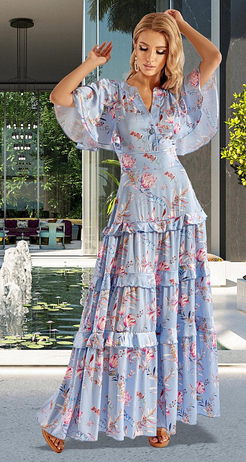 Довге шовкове плаття (42) Київ - фото 4