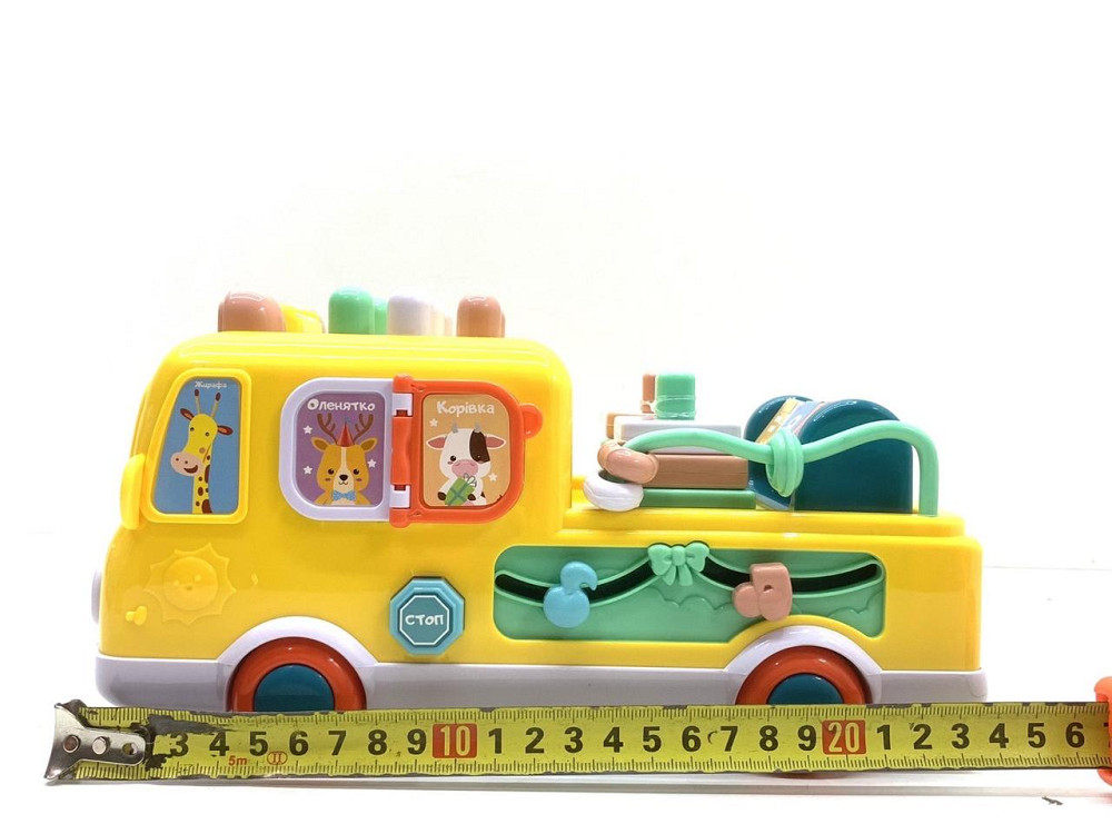 Автобус інтерактивний TK Group українське озвучування казки пісні вірші міні ігри Жовтий (TK-32602) Чернігів - фото 4