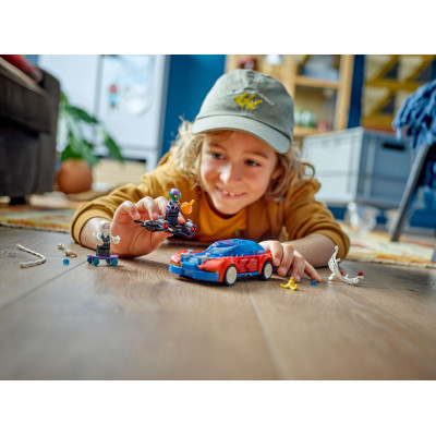 Конструктор LEGO Super Heroes Автомобиль для гонок Человека-Паука и Зеленый Гоблин с ядом Венома 227 деталей (76279) Винница - изображение 9