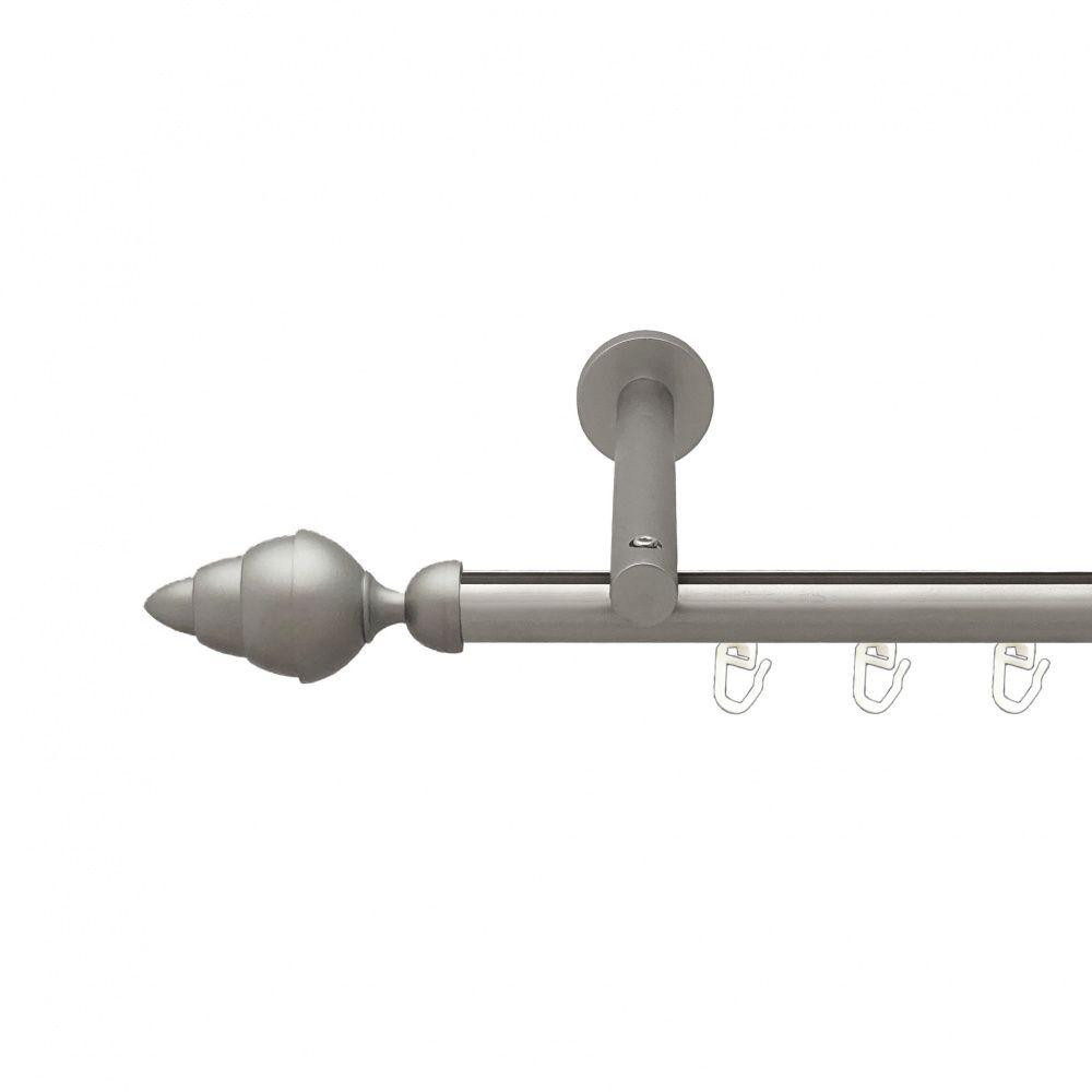 Карниз Orvit Треві металевий однорядний циліндр на профіль (16 см) профільна труба  Сатин 19 мм 200 см (00-00015166) Львів - фото 1