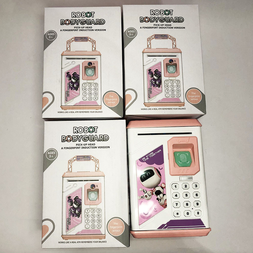 Копилка с отпечатком пальца, Копилка с электронным кодом и отпечатком пальца Детский сейф UV-65 Львов - изображение 7