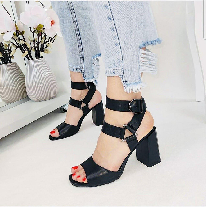 Nivelle Босоніжки жіночі NIVELLE 2123/8058-8066 чорні (літо, шкіра натуральна) (4622) 35р.36р. Коломыя - изображение 1