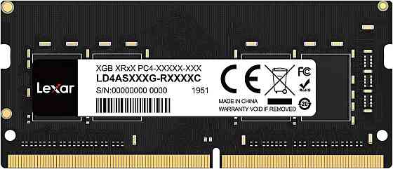 Оперативная память SODIMM DDR4 16GB 3200 MHz для ноутбука 260‑pin CL22 1.2V Киев