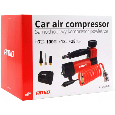 Автомобильный компрессор AMiO HQ ACOMP-05 (02179) Винница - изображение 4