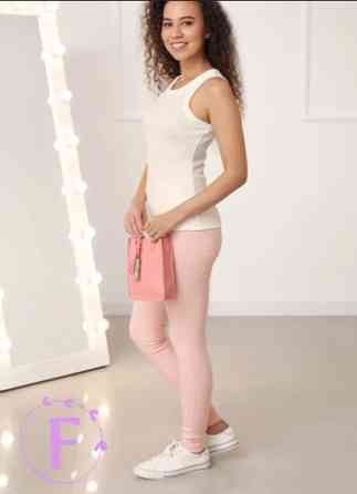 Майка женская рубчик белый Киев