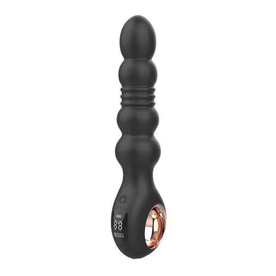 Анальний вібратор з пульсацією Loviss Thor Thrusting Anal Plug, 2 мотори Львів