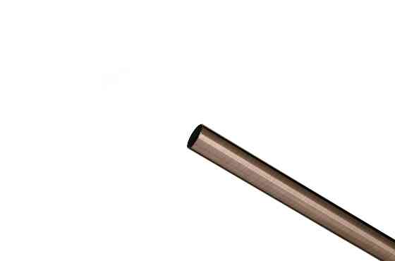 Гладка труба для металевого карниза (колір мідь, 25 мм) 2.0 Бровари