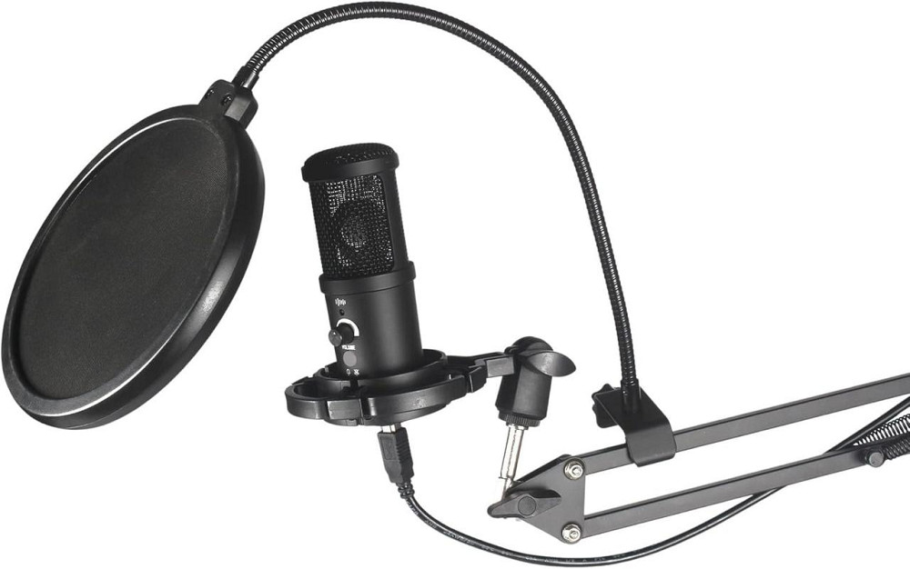 Студійний мікрофон GM07-2 зі штативом і попфільтром Київ - фото 6