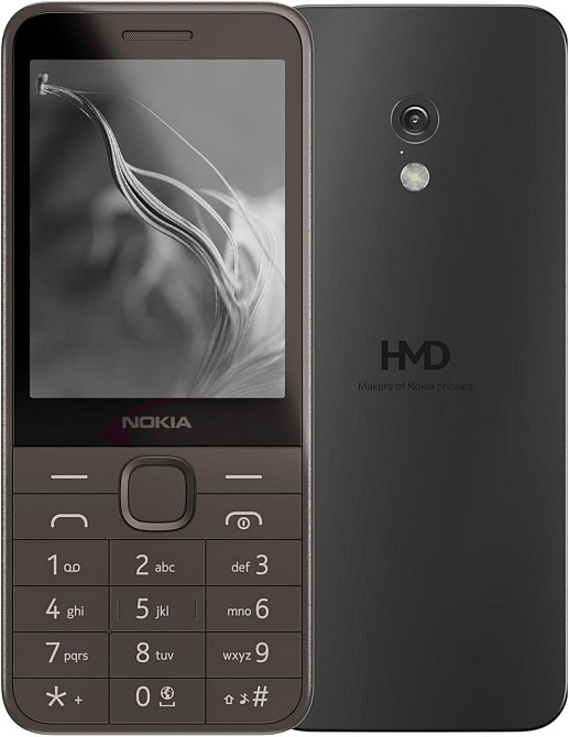 Смартфон Nokia 235 DS 4G Чорний 128 МБ RAM 128 МБ ROM 5.5" 320x240 1450mAh Бюджетний новий Київ - фото 1